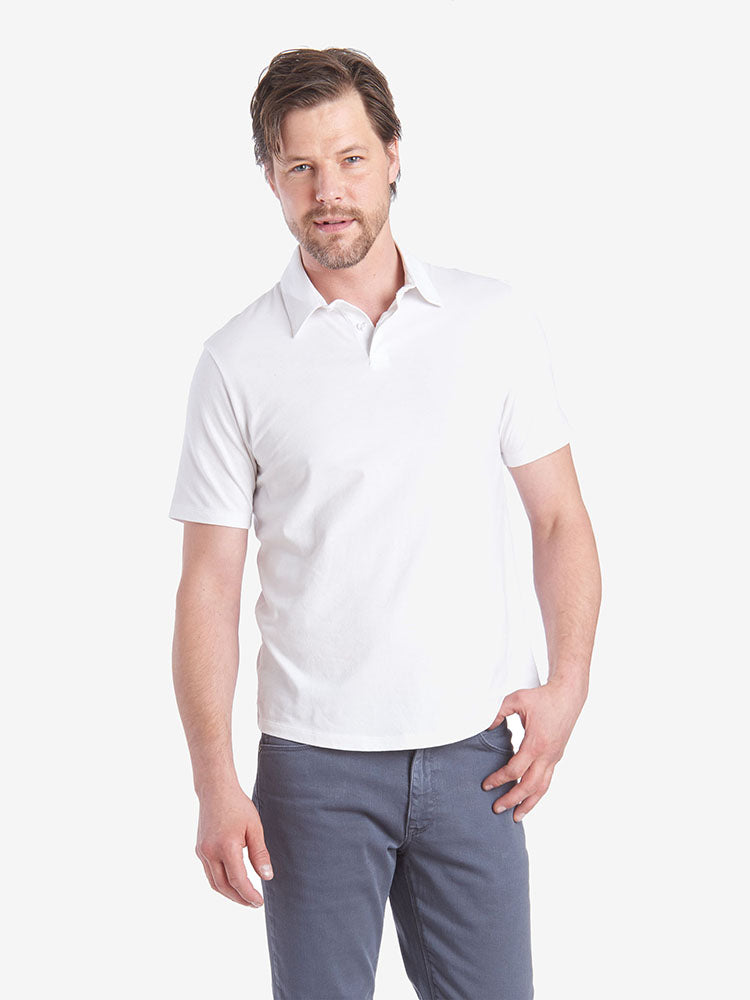 Jersey Sueded Polo