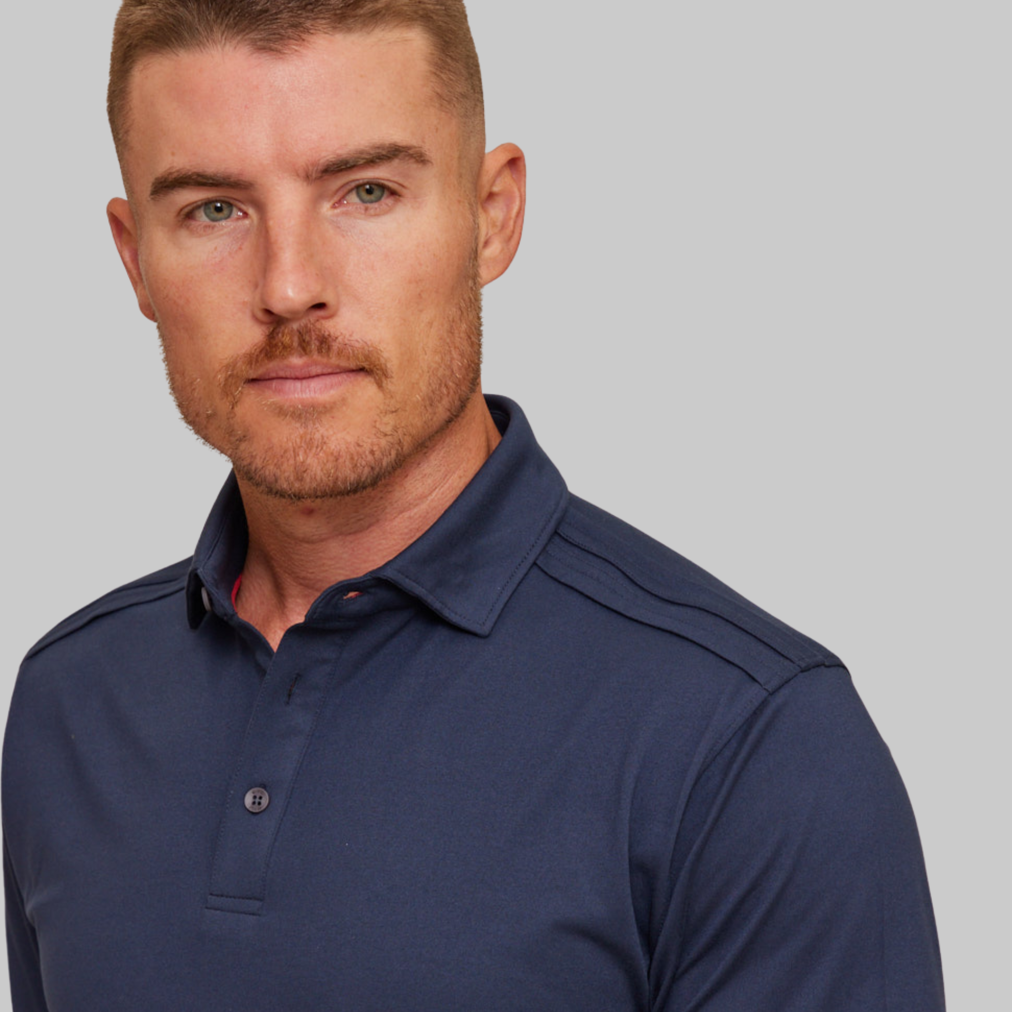 The Voyager - Performance LS Polo - Navy