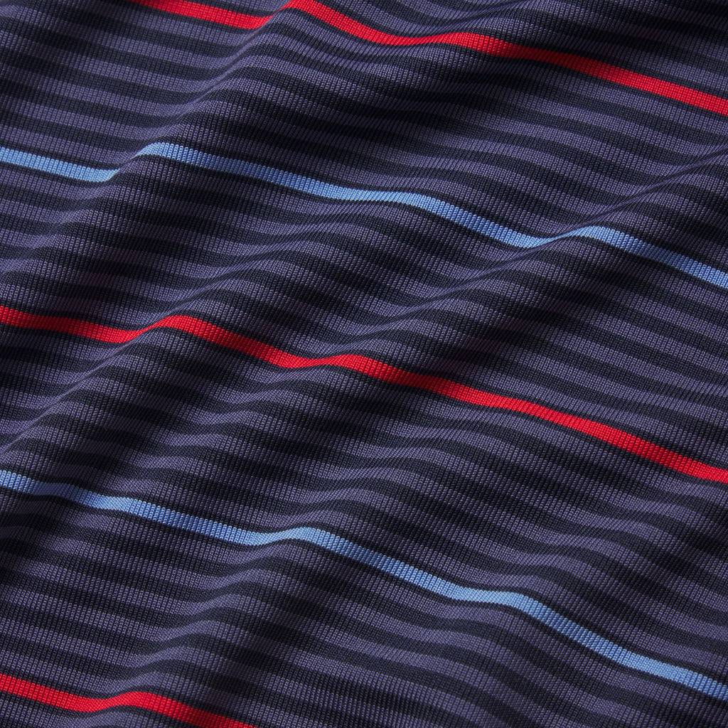 Gridiron Stripe Performance Polo