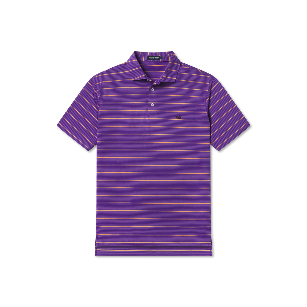 Gridiron Stripe Performance Polo