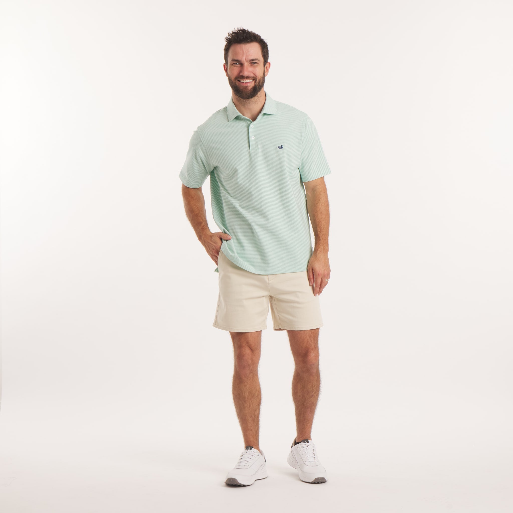 Amagansett Relaxed Polo - Stripe