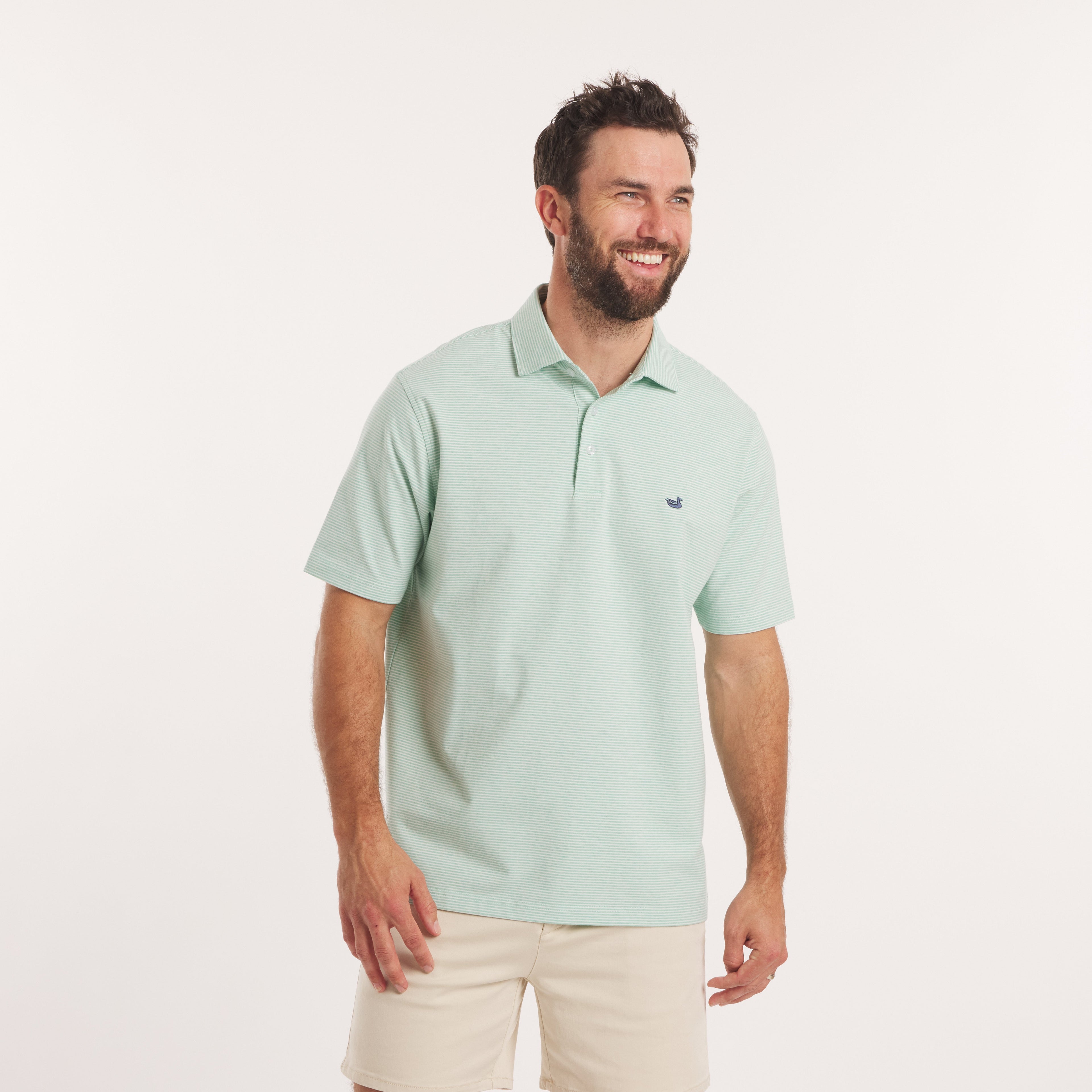 Amagansett Relaxed Polo - Stripe