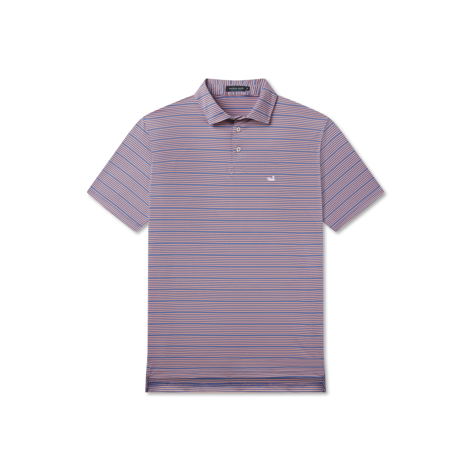 Bermuda Performance Polo - Chenier Stripe