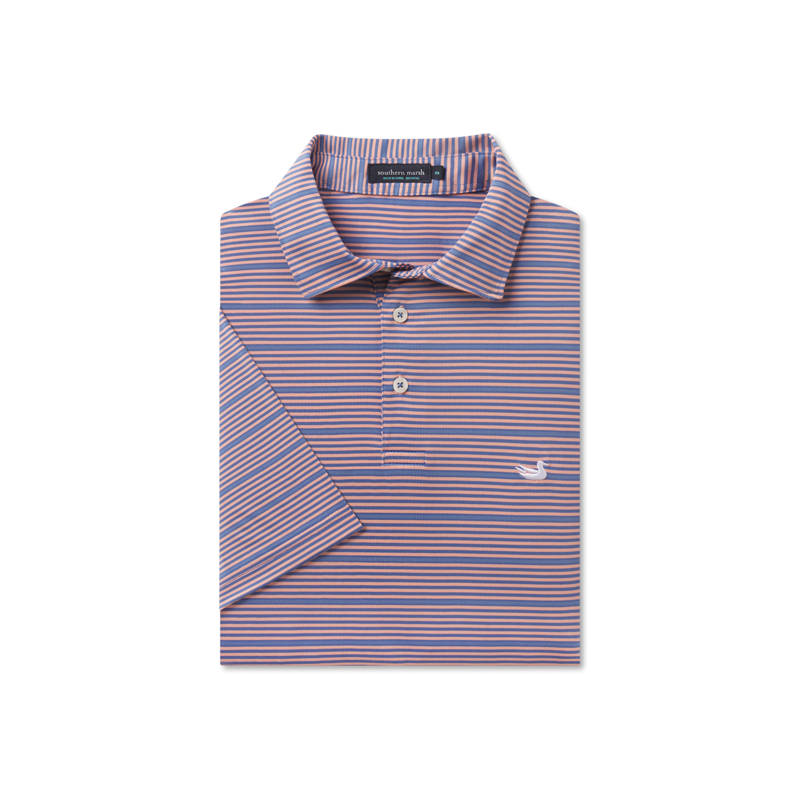 Bermuda Performance Polo - Chenier Stripe
