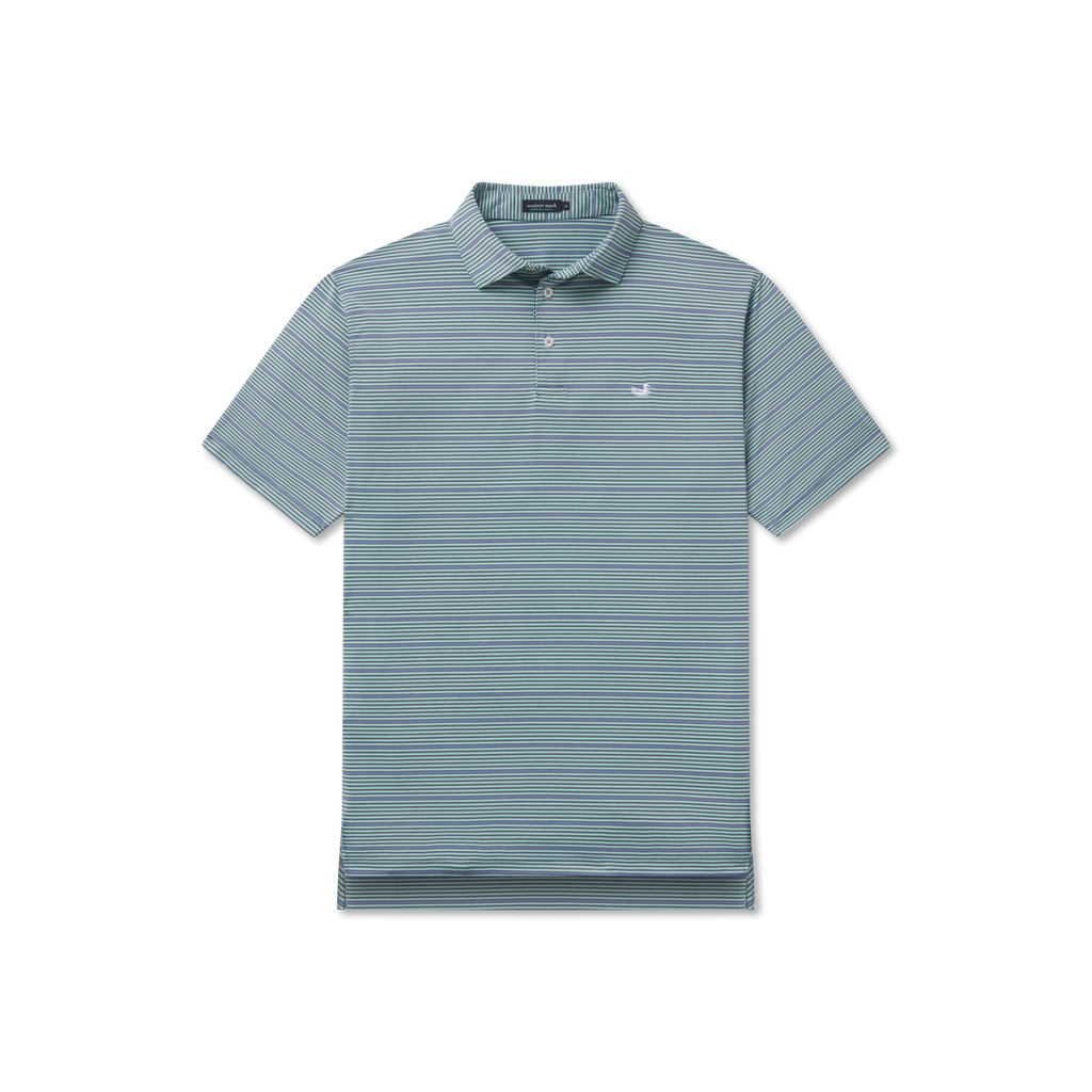 Bermuda Performance Polo - Chenier Stripe