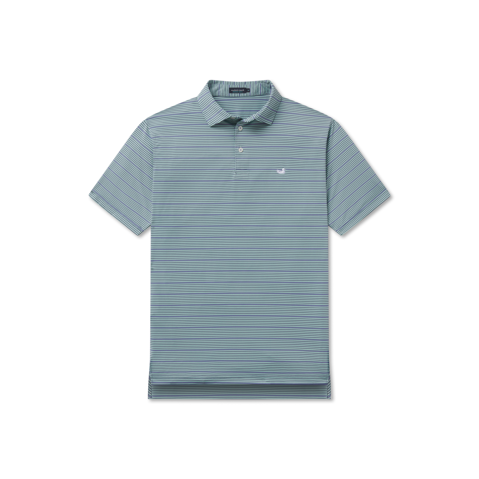 Bermuda Performance Polo - Chenier Stripe