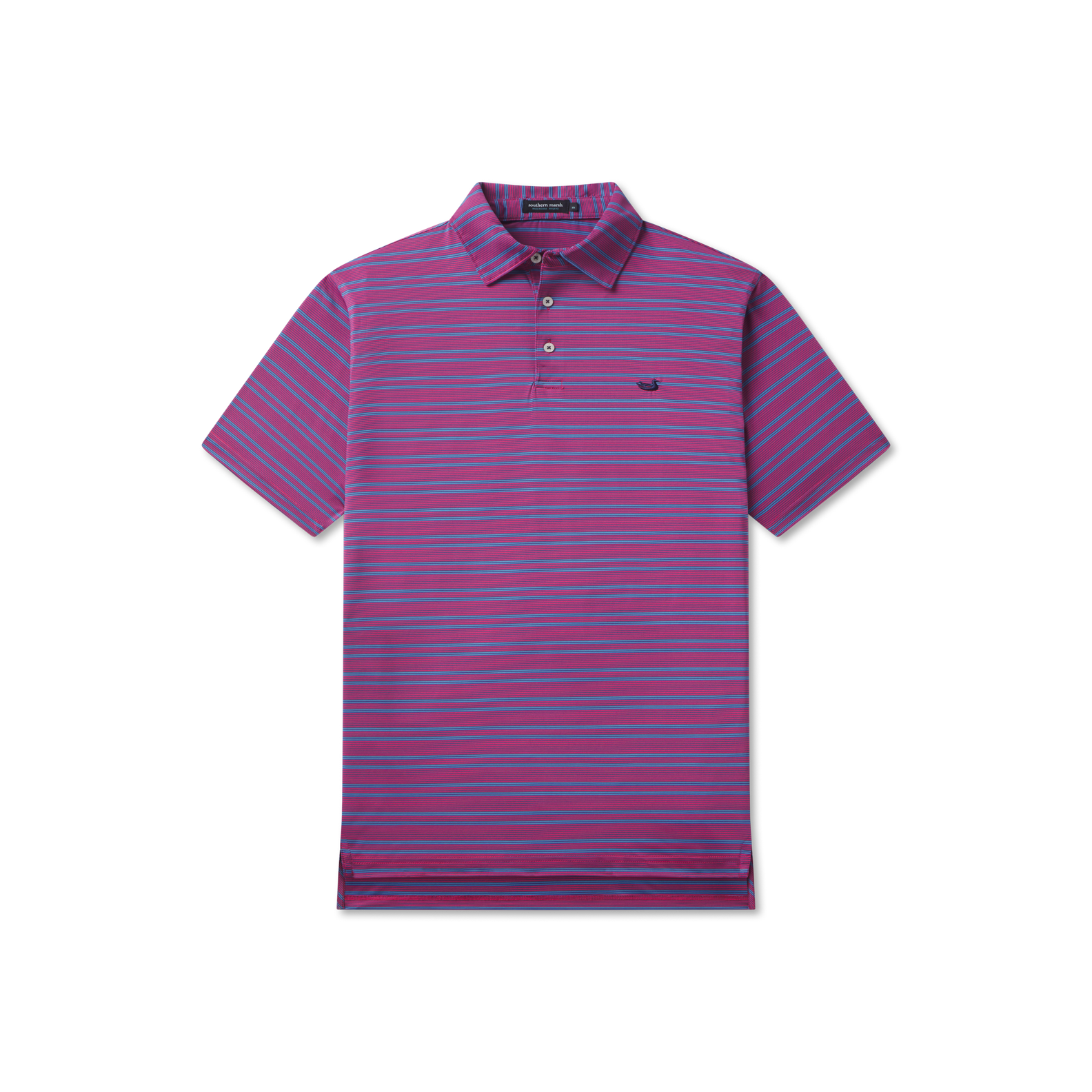Bermuda Performance Polo - Naples Stripe