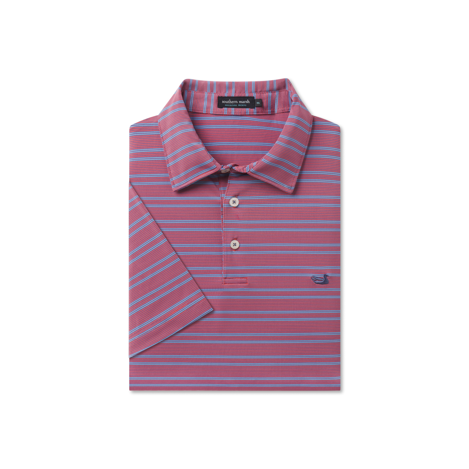 Bermuda Performance Polo - Naples Stripe