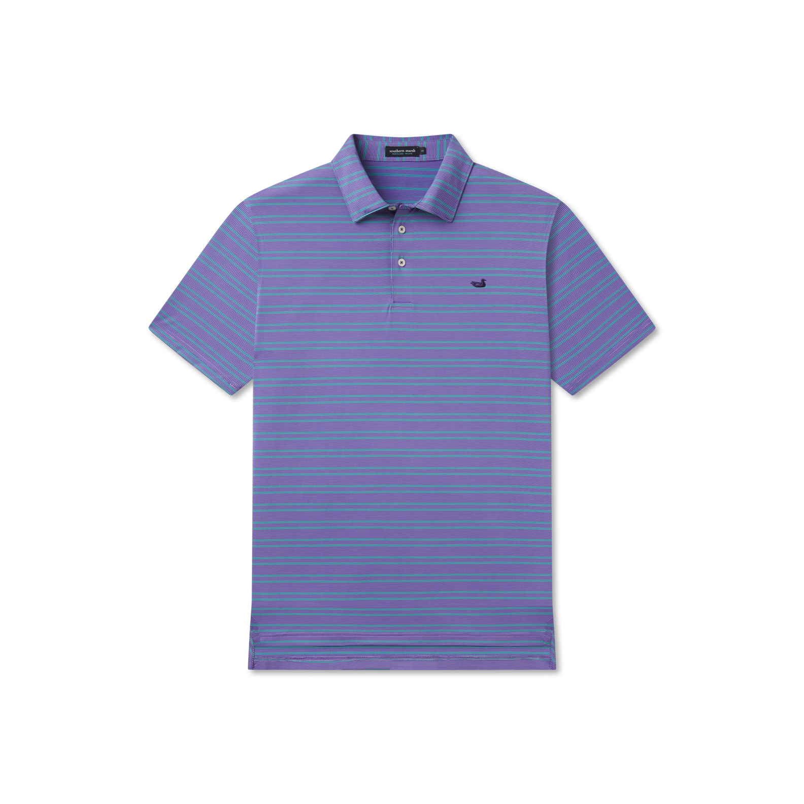 Bermuda Performance Polo - Naples Stripe