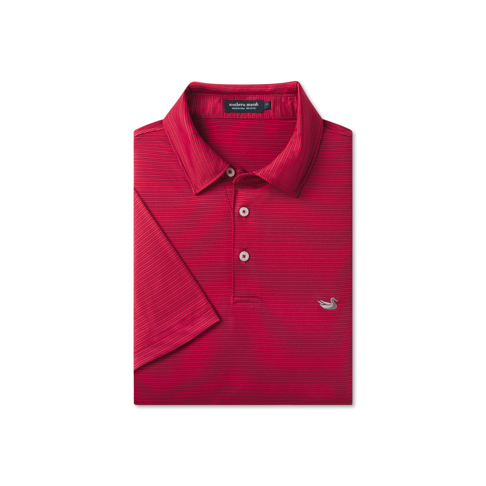 Bermuda Performance Polo - Clearwater Stripe