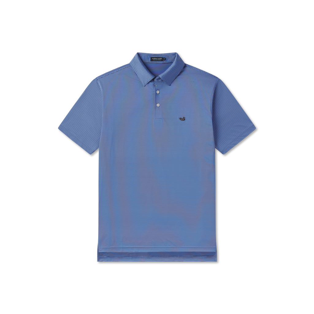 Bermuda Performance Polo - Clearwater Stripe