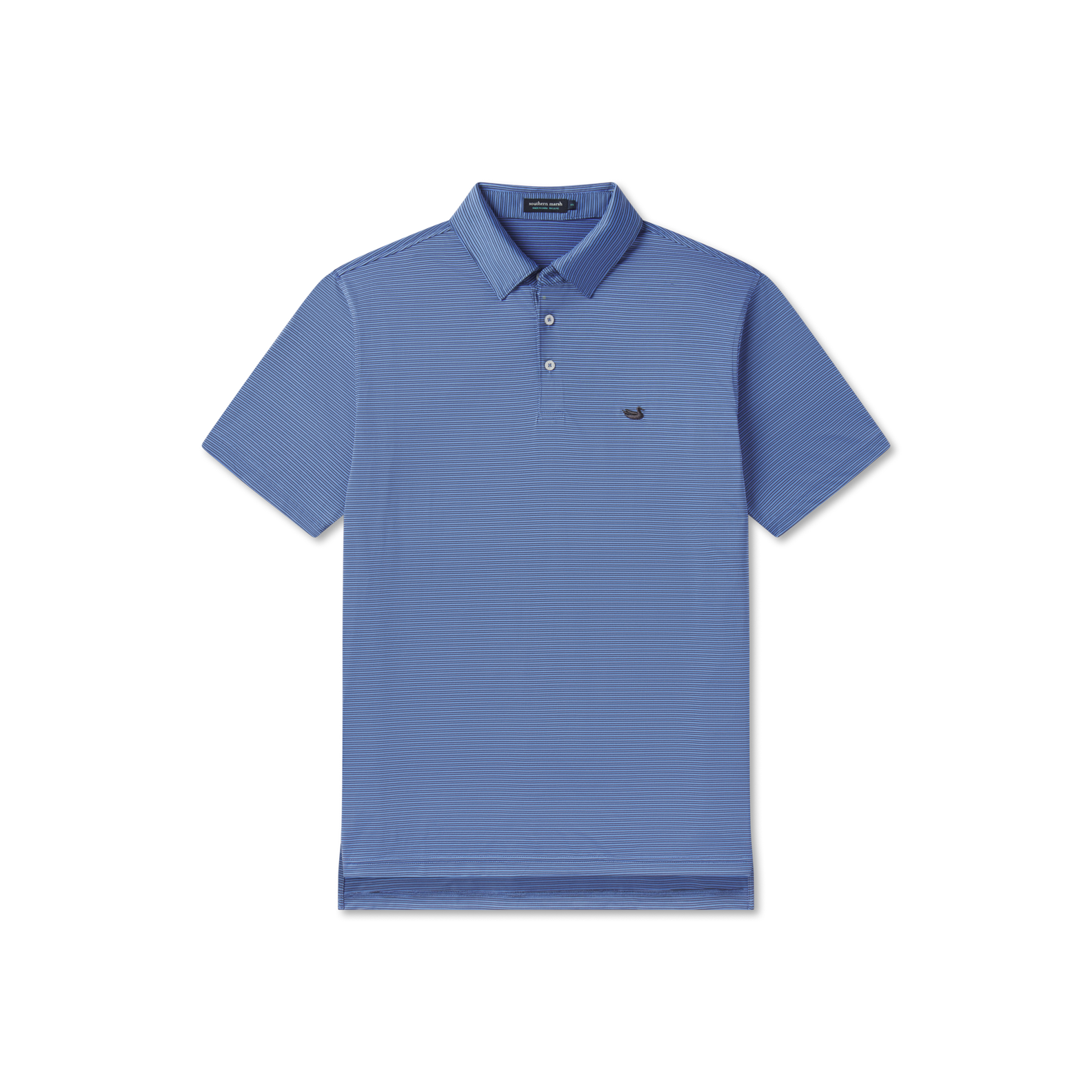 Bermuda Performance Polo - Clearwater Stripe