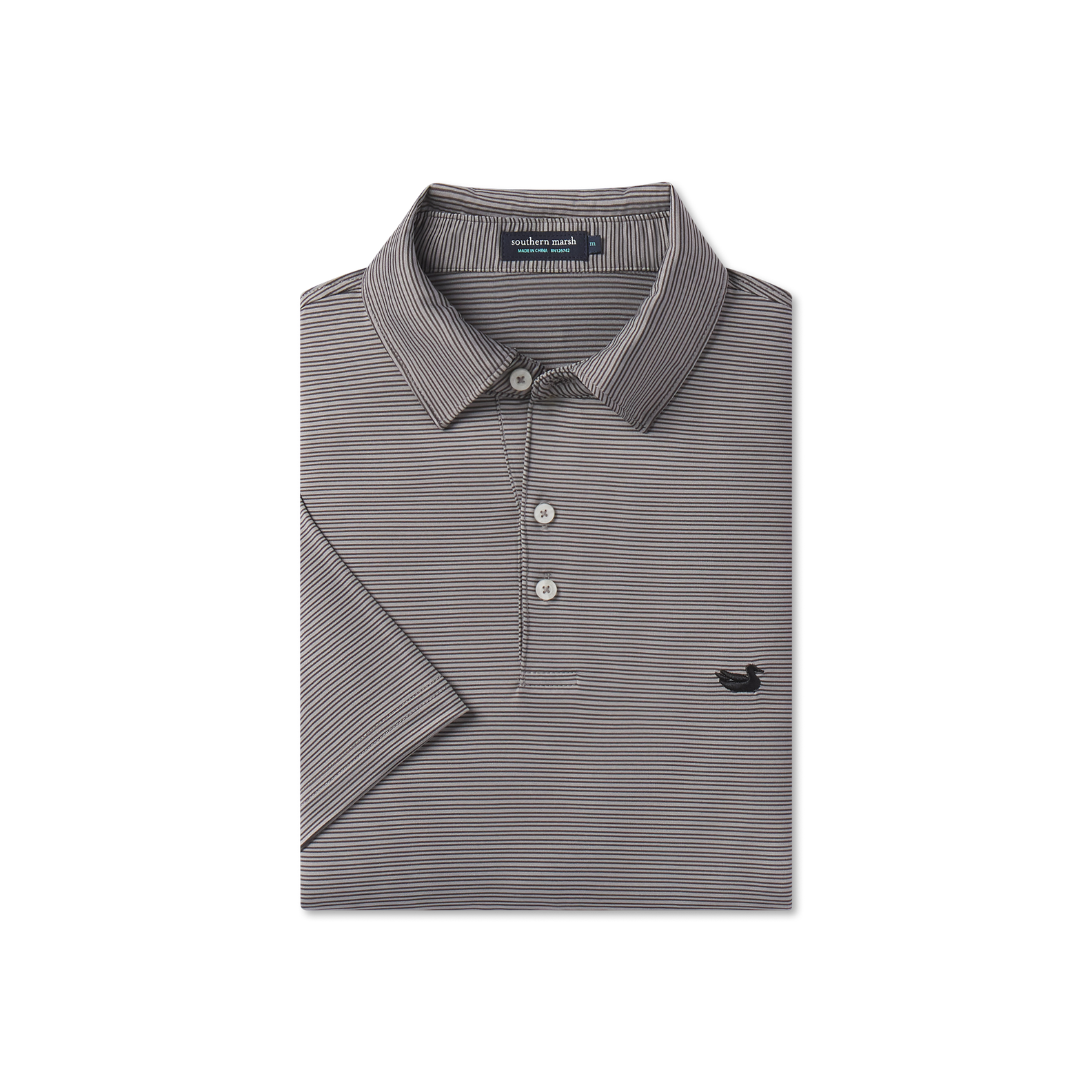 Bermuda Performance Polo - Clearwater Stripe