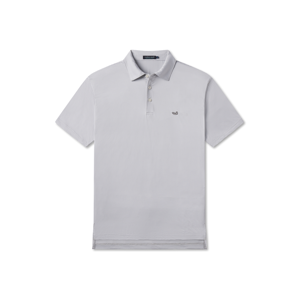 Bermuda Performance Polo - Clearwater Stripe