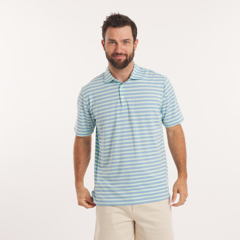 Bermuda Performance Polo - Grayton Stripe