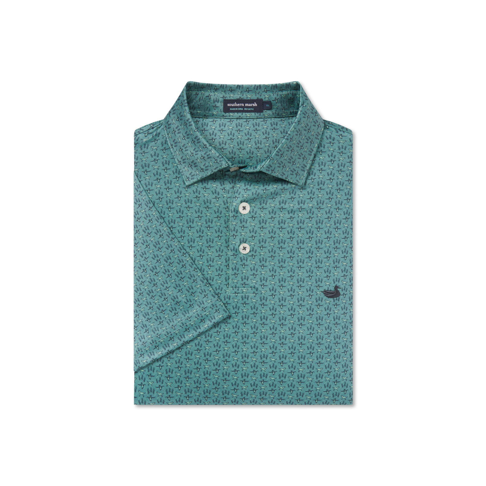 Flyline Performance Polo - Marsh Morning