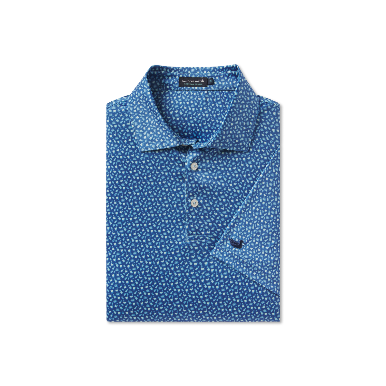 Flyline Performance Polo - Salt & Lime