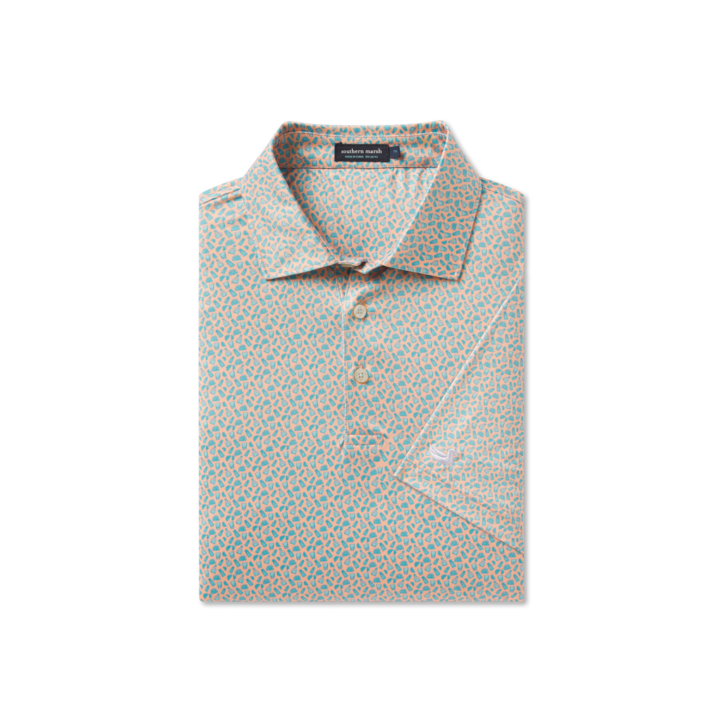 Flyline Performance Polo - Salt & Lime
