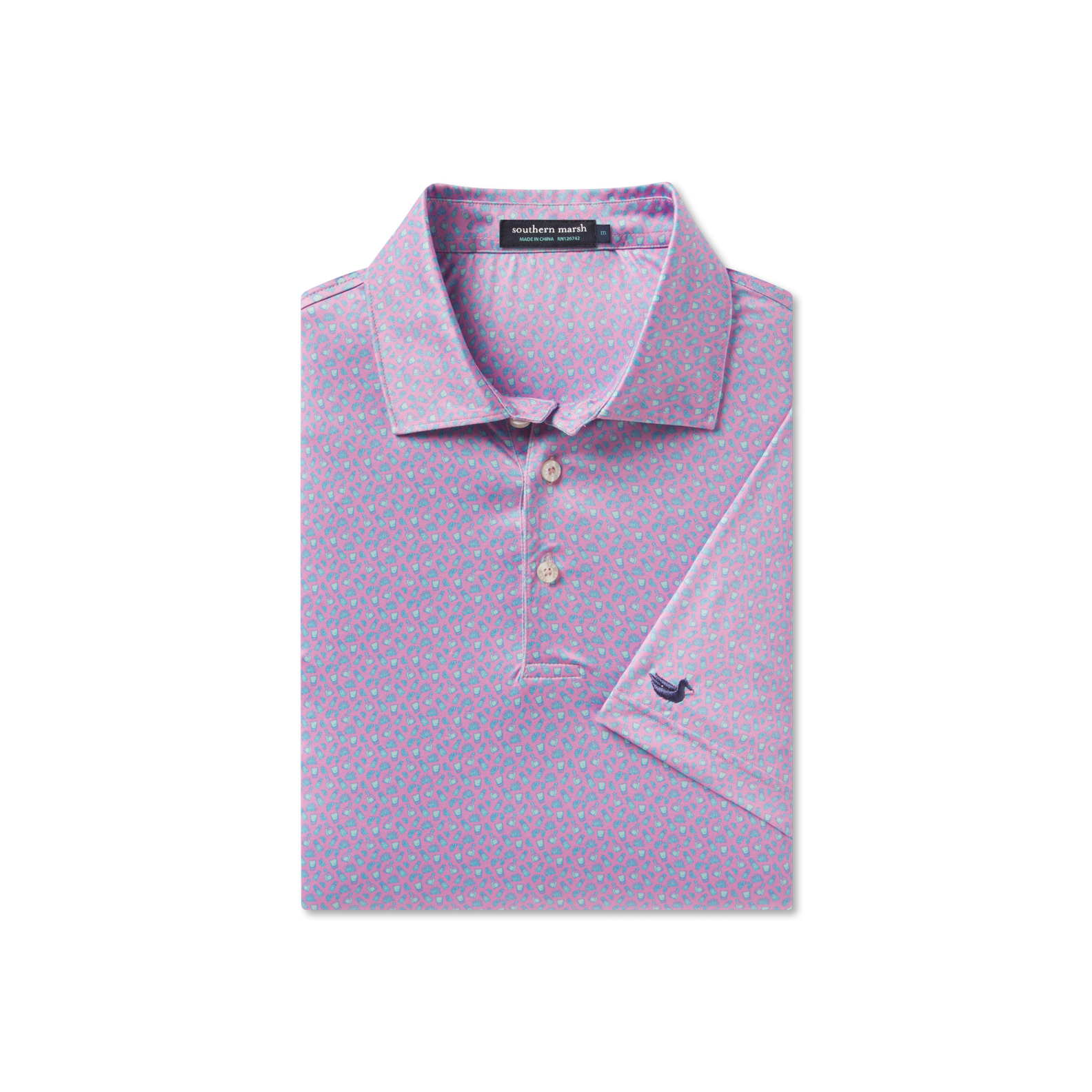 Flyline Performance Polo - Salt & Lime