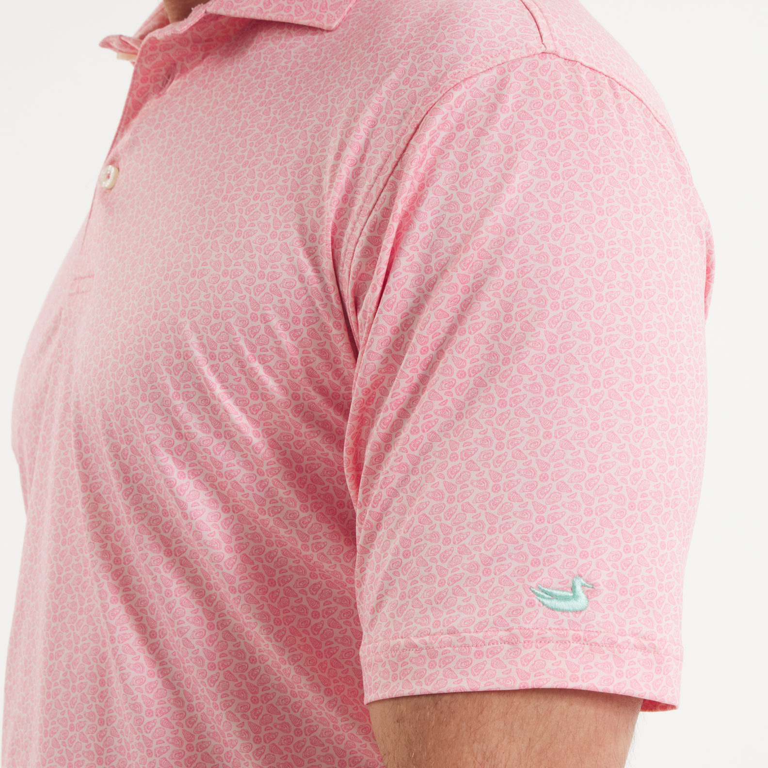 Flyline Performance Polo - Oysters & Lemons