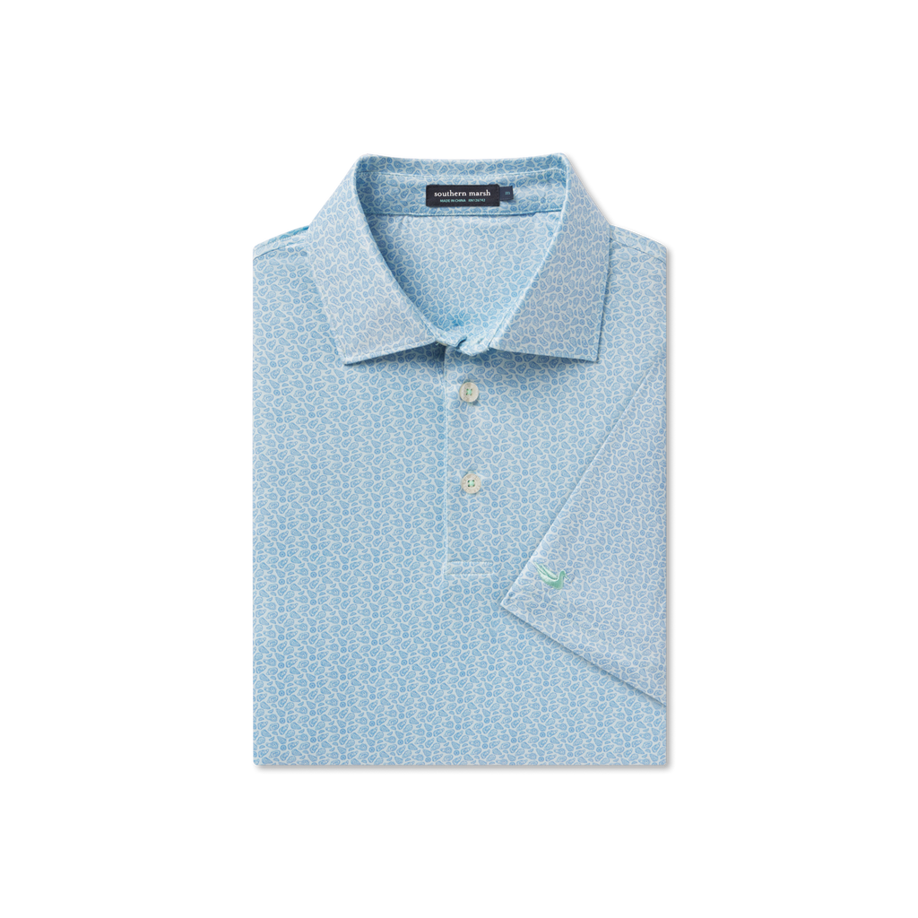 Flyline Performance Polo - Oysters & Lemons