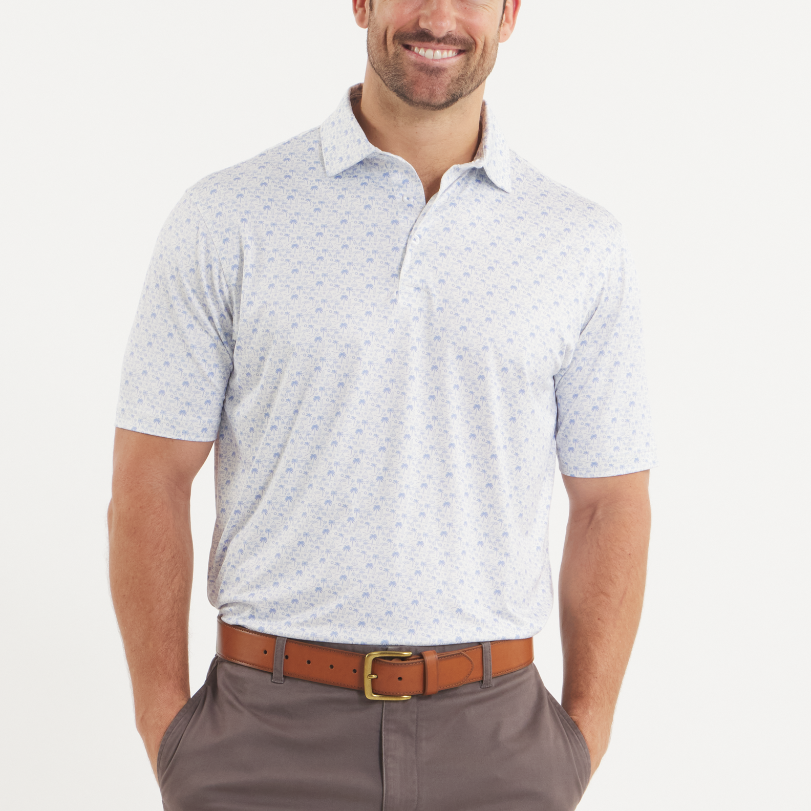 Flyline Performance Polo - Summertime Blues
