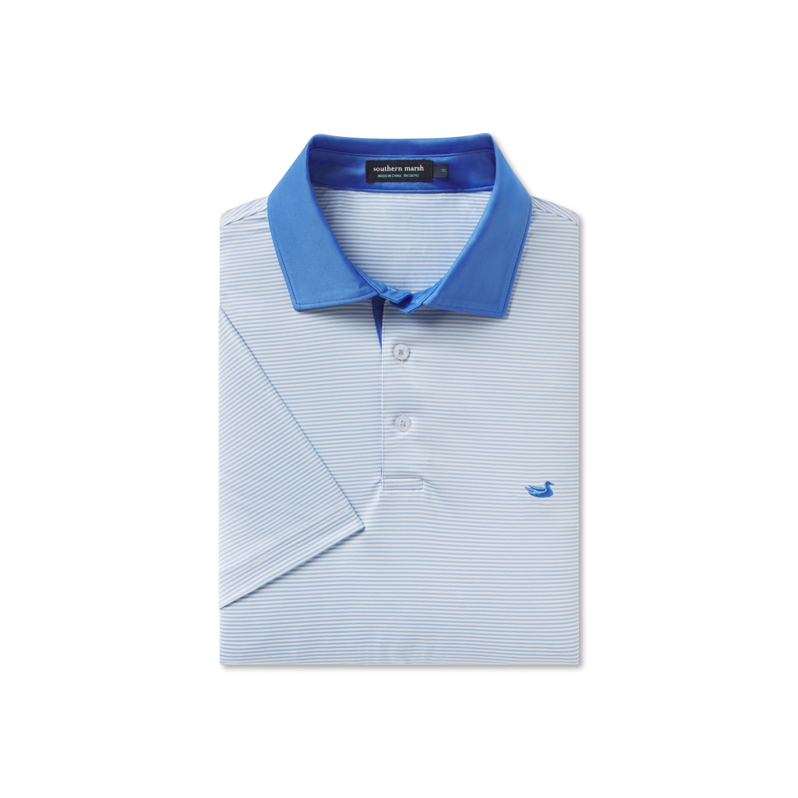 Bermuda Performance Polo - Hampton Stripe