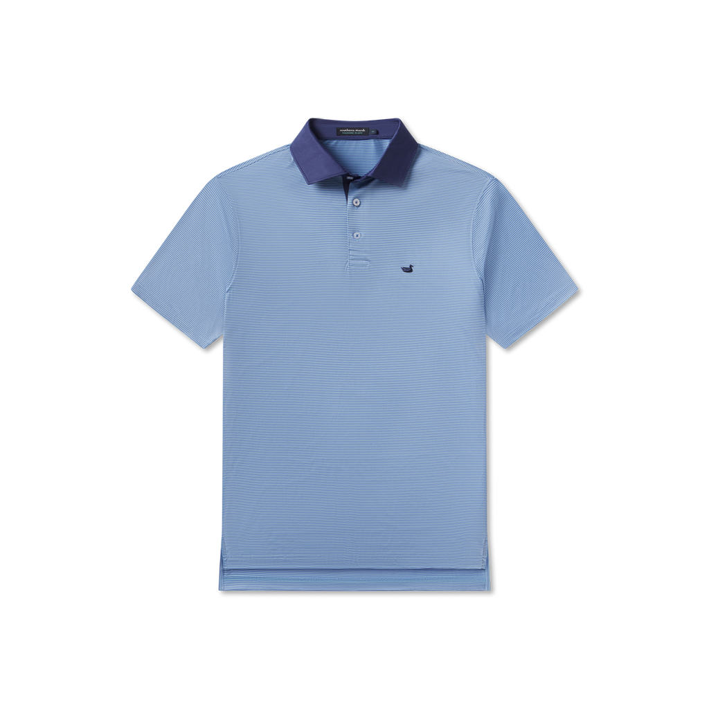 Bermuda Performance Polo - Hampton Stripe