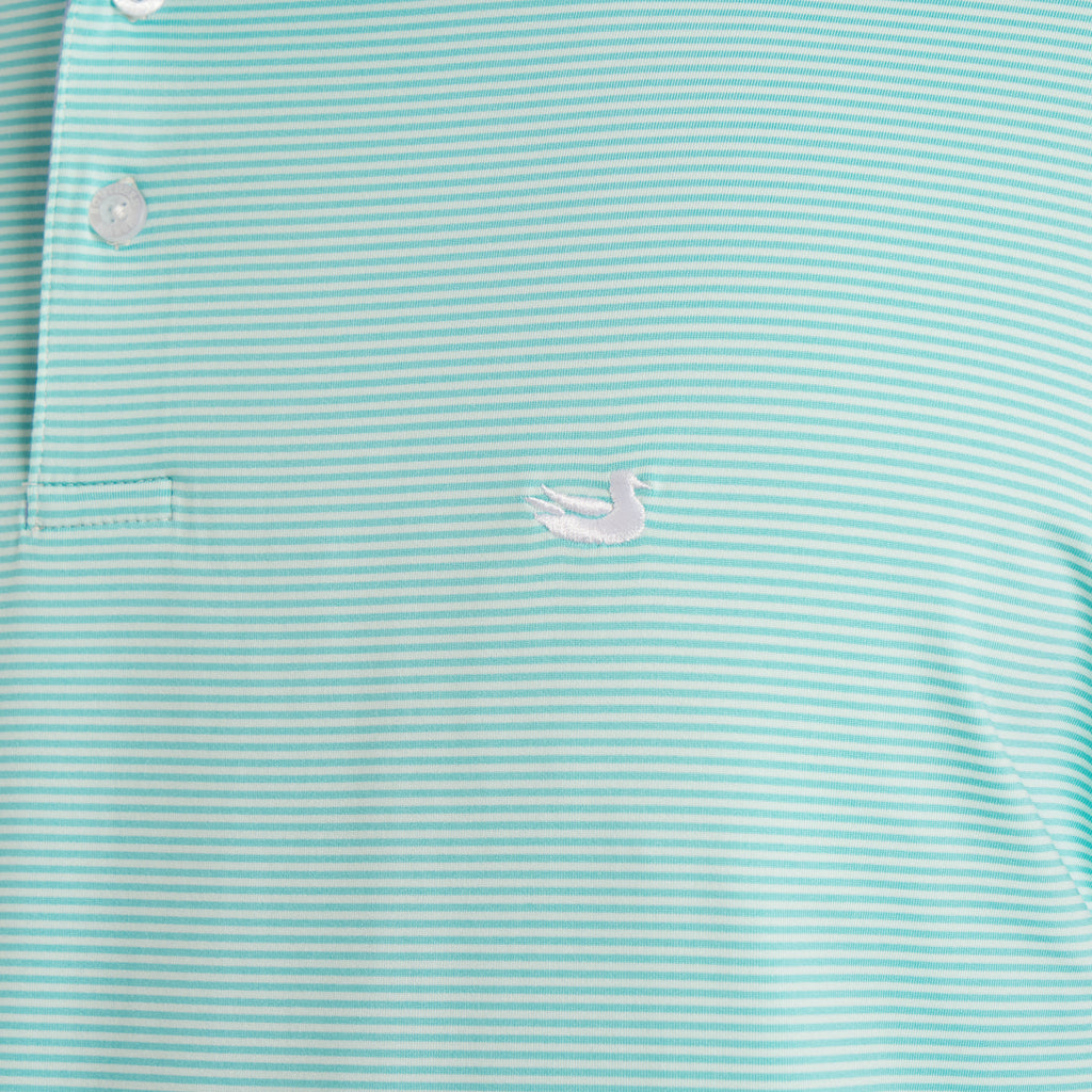 Bermuda Performance Polo - Hampton Stripe