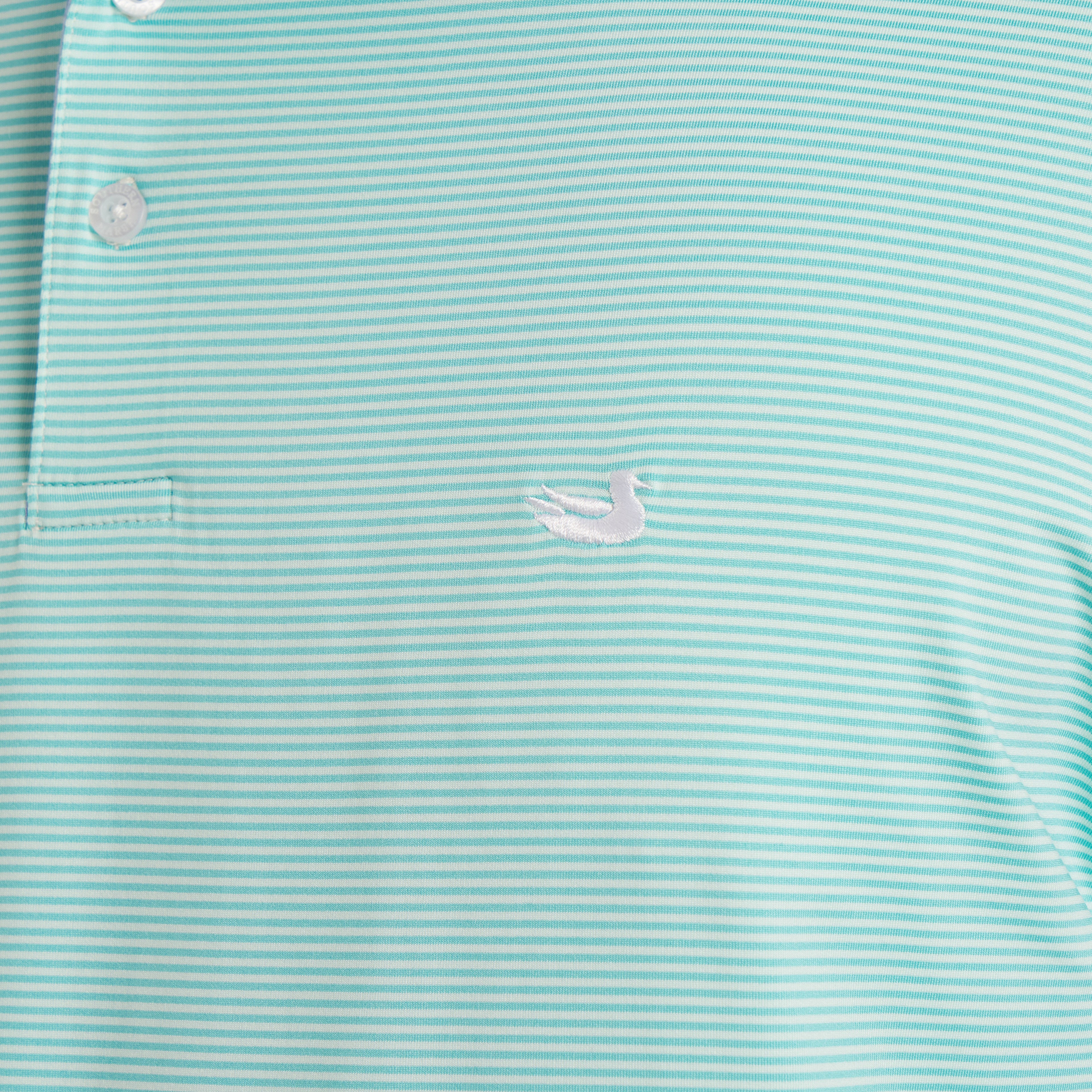 Bermuda Performance Polo - Hampton Stripe