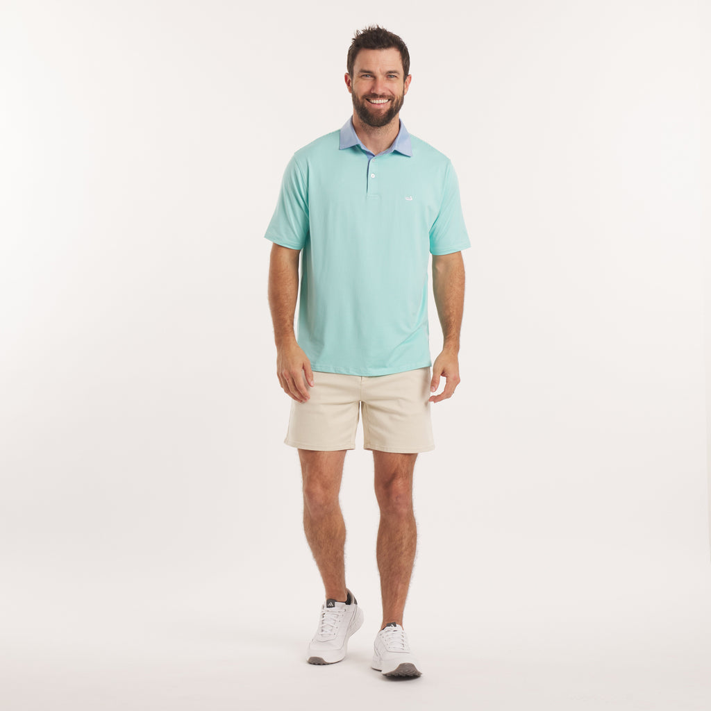 Bermuda Performance Polo - Hampton Stripe