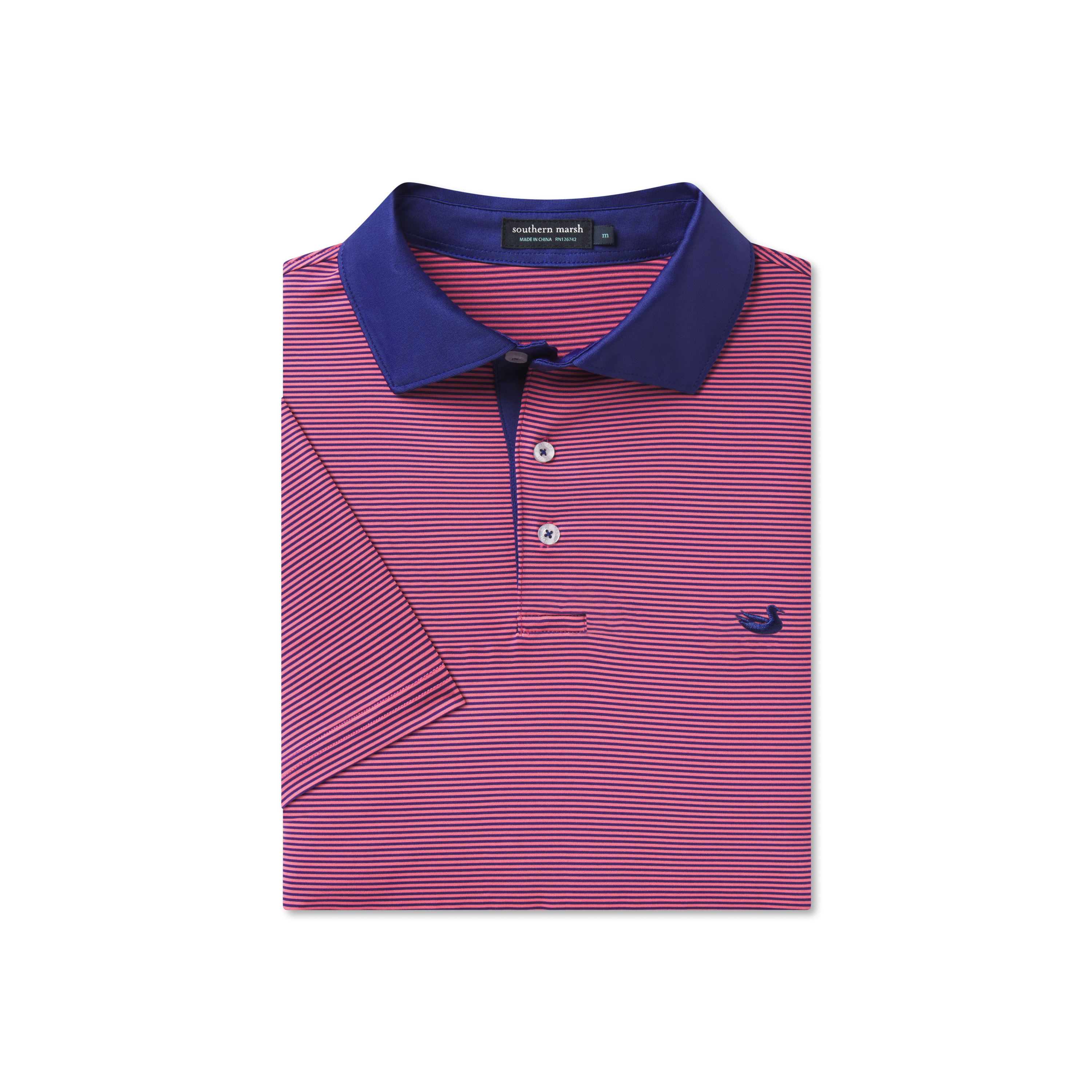 Bermuda Performance Polo - Hampton Stripe