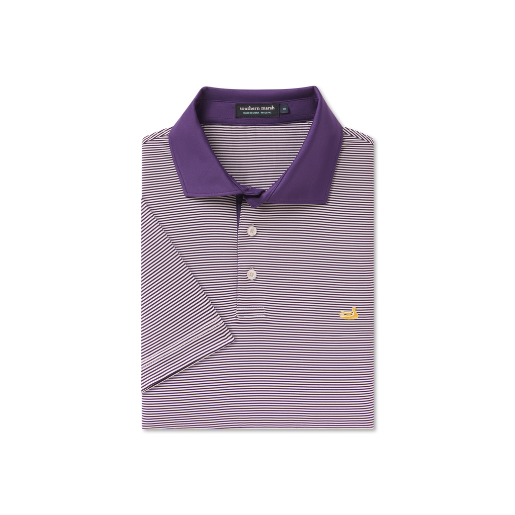 Bermuda Performance Polo - Hampton Stripe