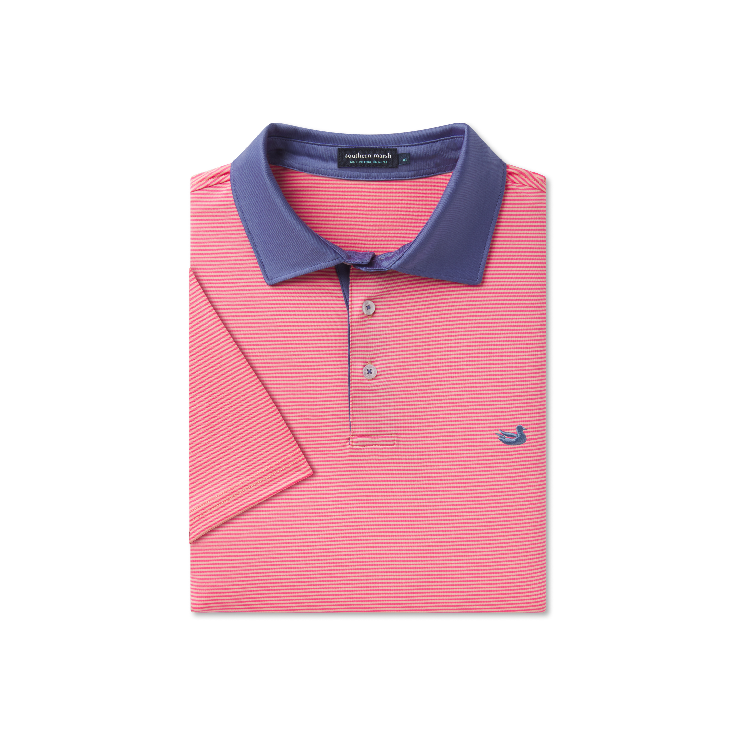 Bermuda Performance Polo - Hampton Stripe