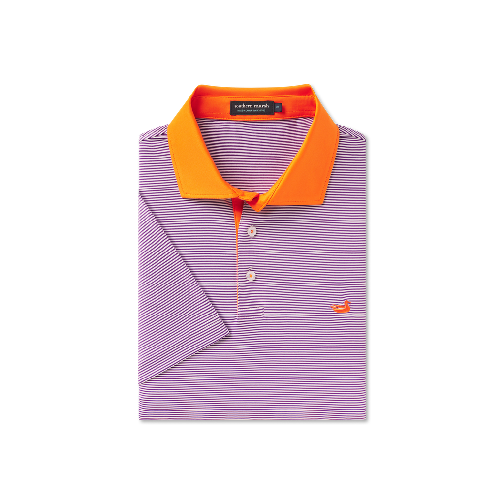 Bermuda Performance Polo - Hampton Stripe