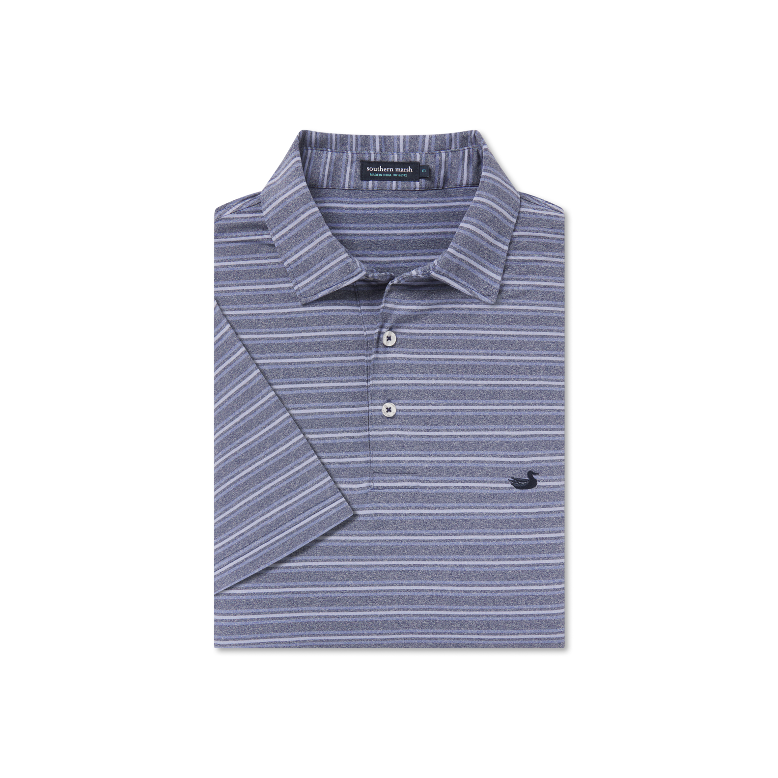 Maybourne Featherlight Stripe Polo