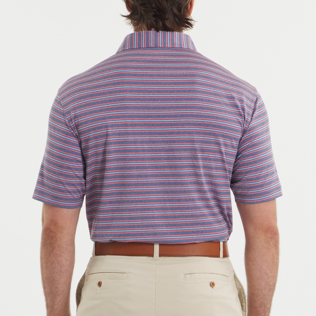 Maybourne Featherlight Stripe Polo