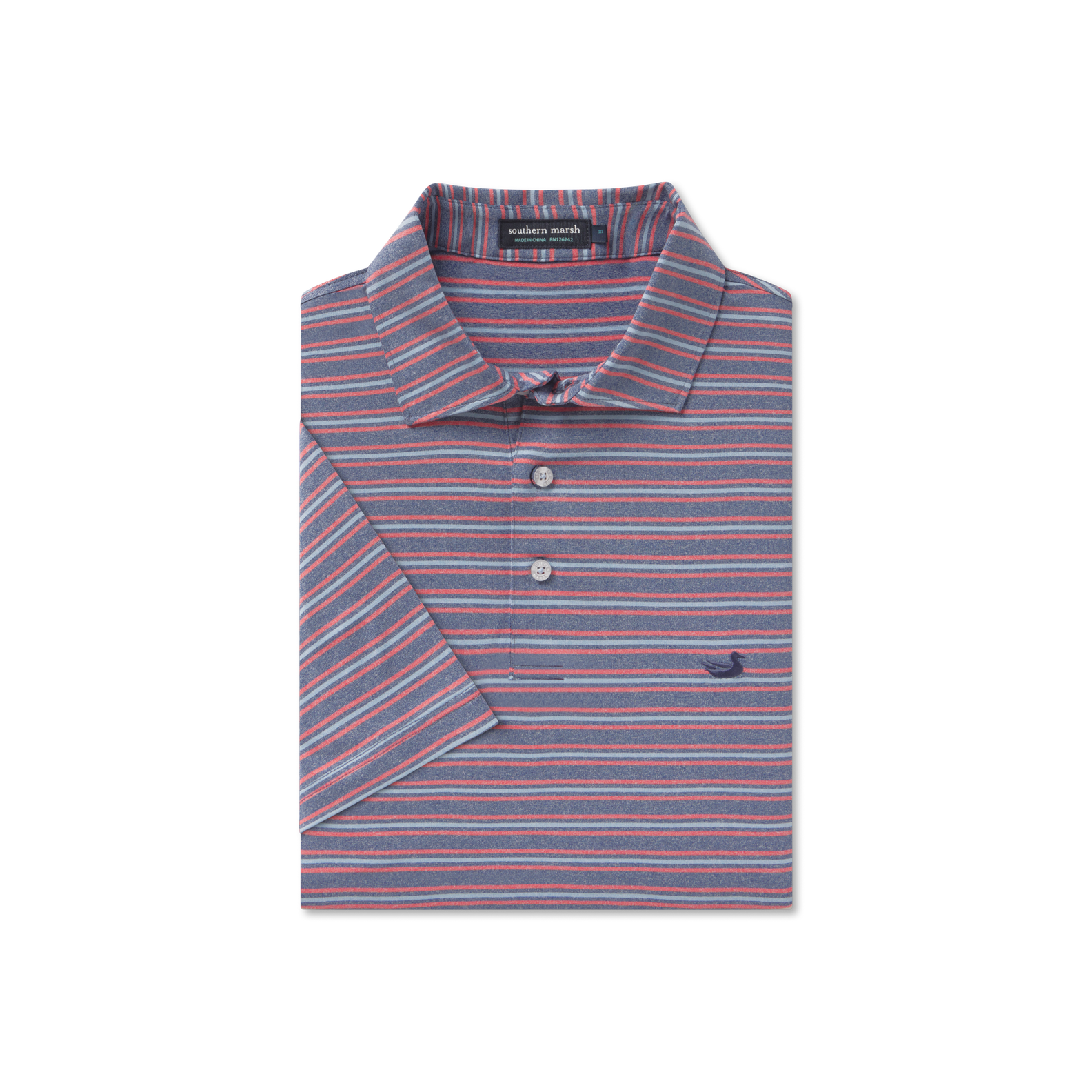 Maybourne Featherlight Stripe Polo