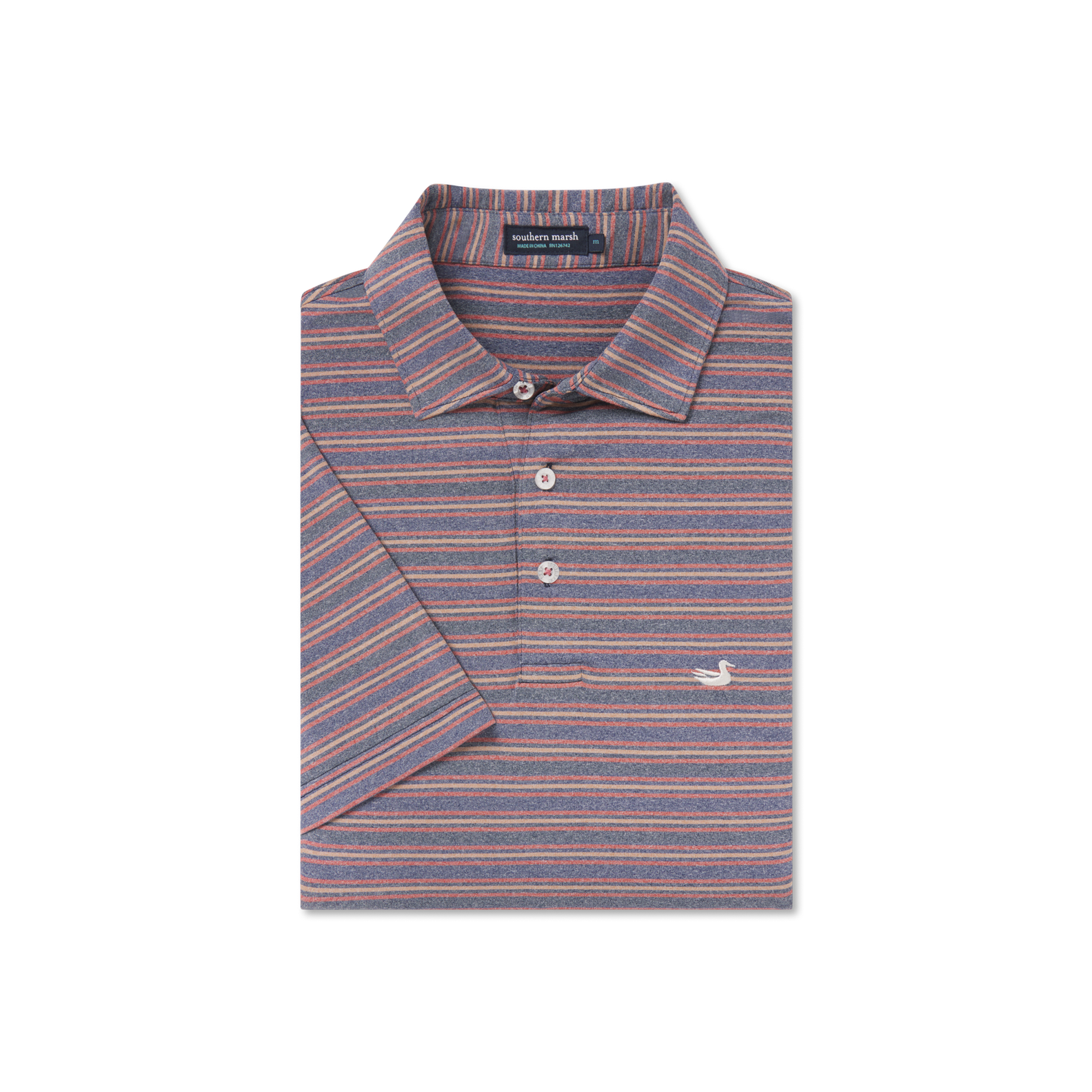 Maybourne Featherlight Stripe Polo
