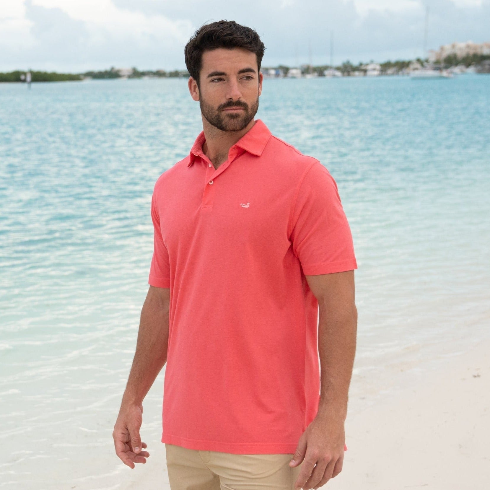MarshLUX Mangrove Pique Polo