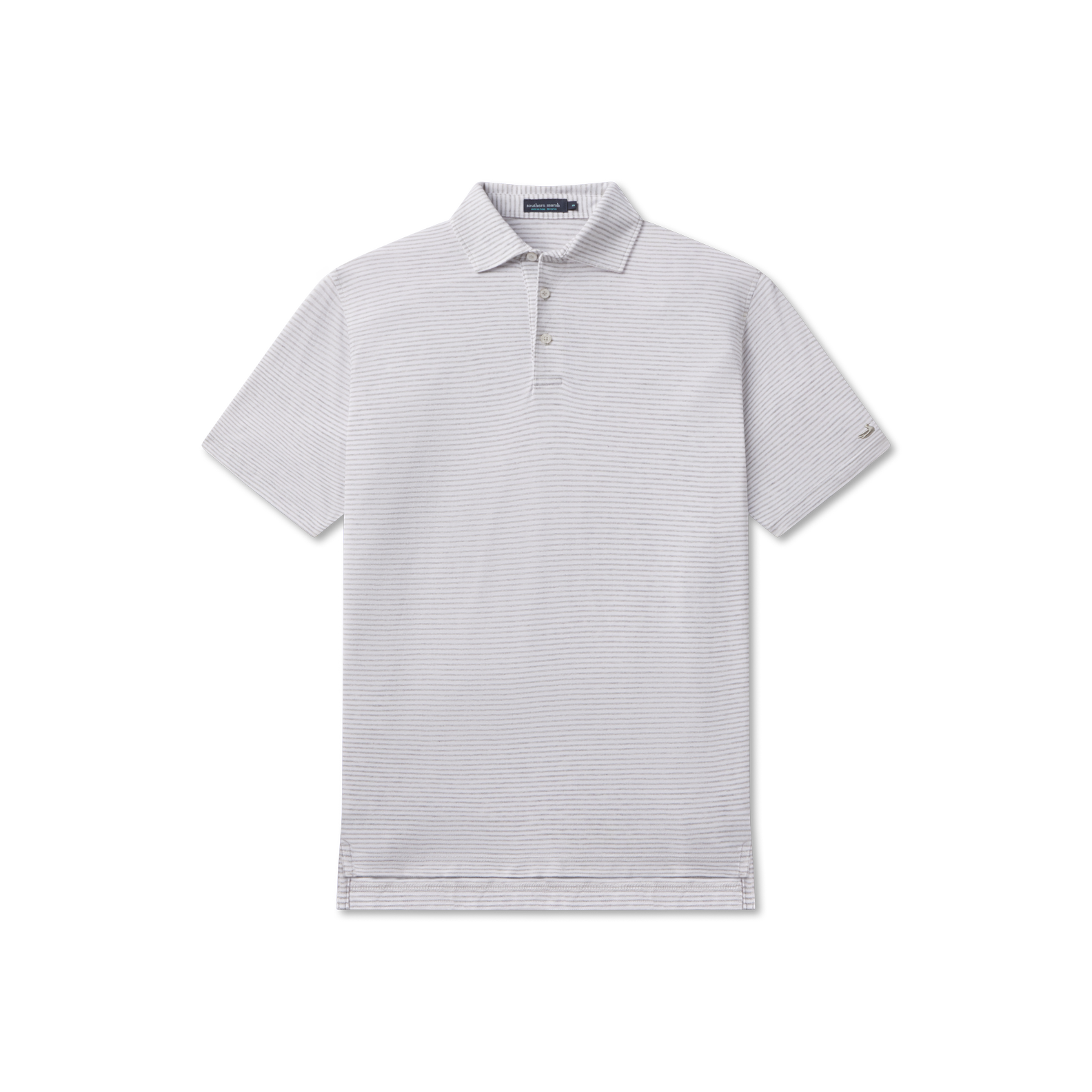 MarshLUX Mangrove Stripe Pique Polo