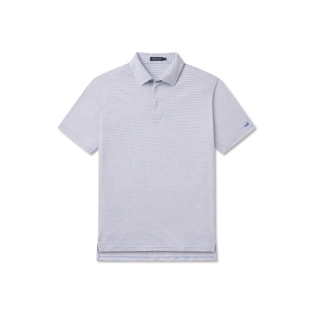 MarshLUX Mangrove Stripe Pique Polo