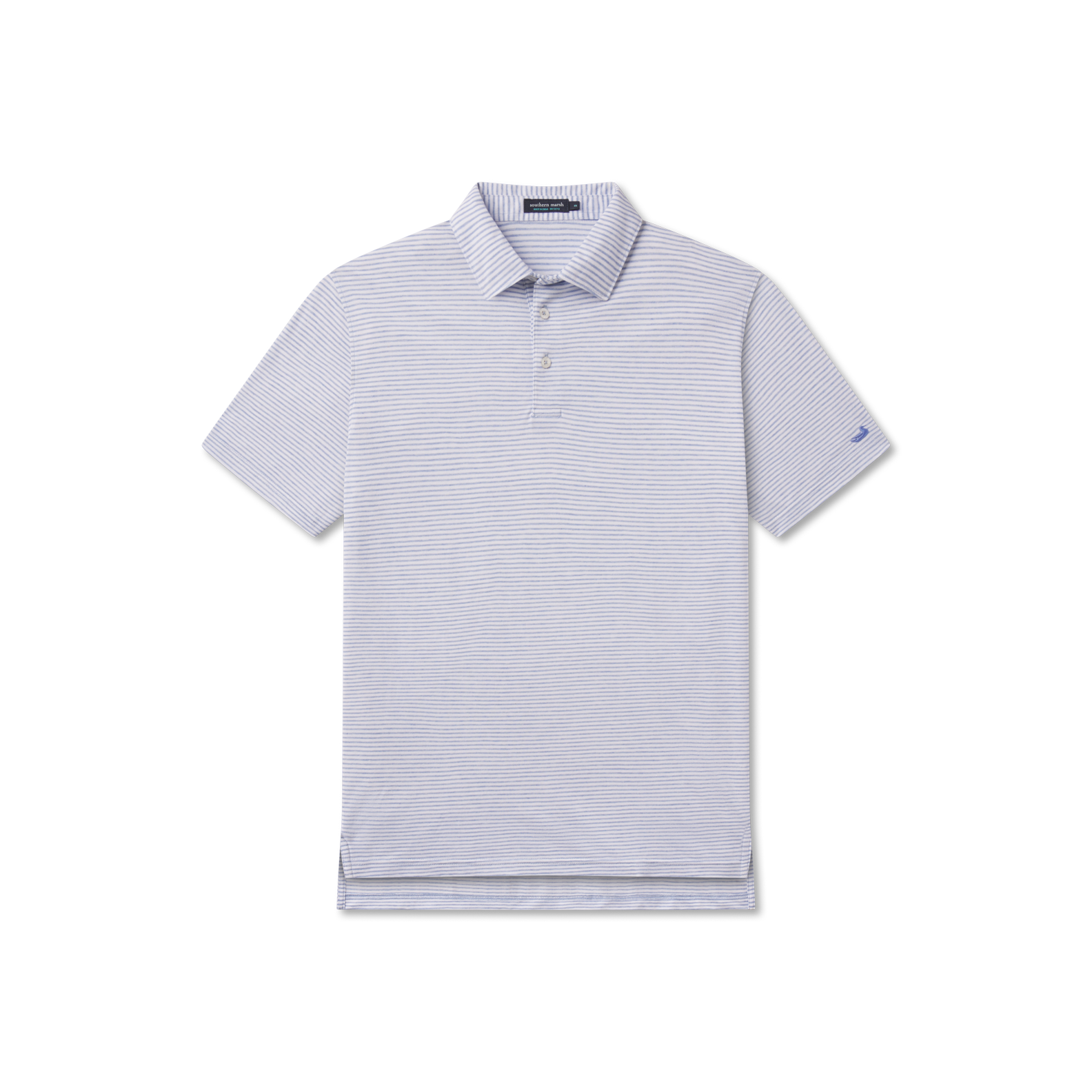 MarshLUX Mangrove Stripe Pique Polo