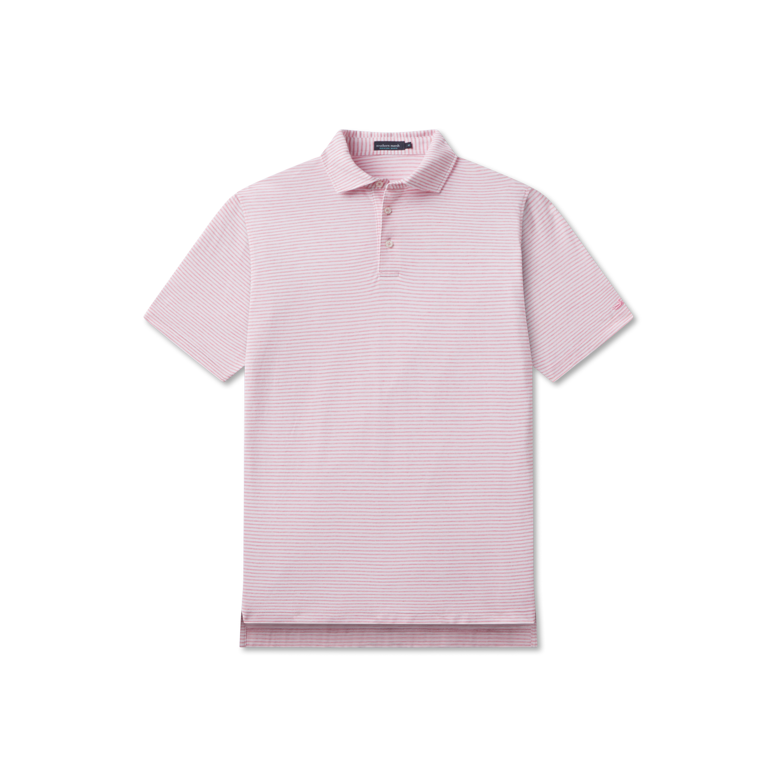MarshLUX Mangrove Stripe Pique Polo