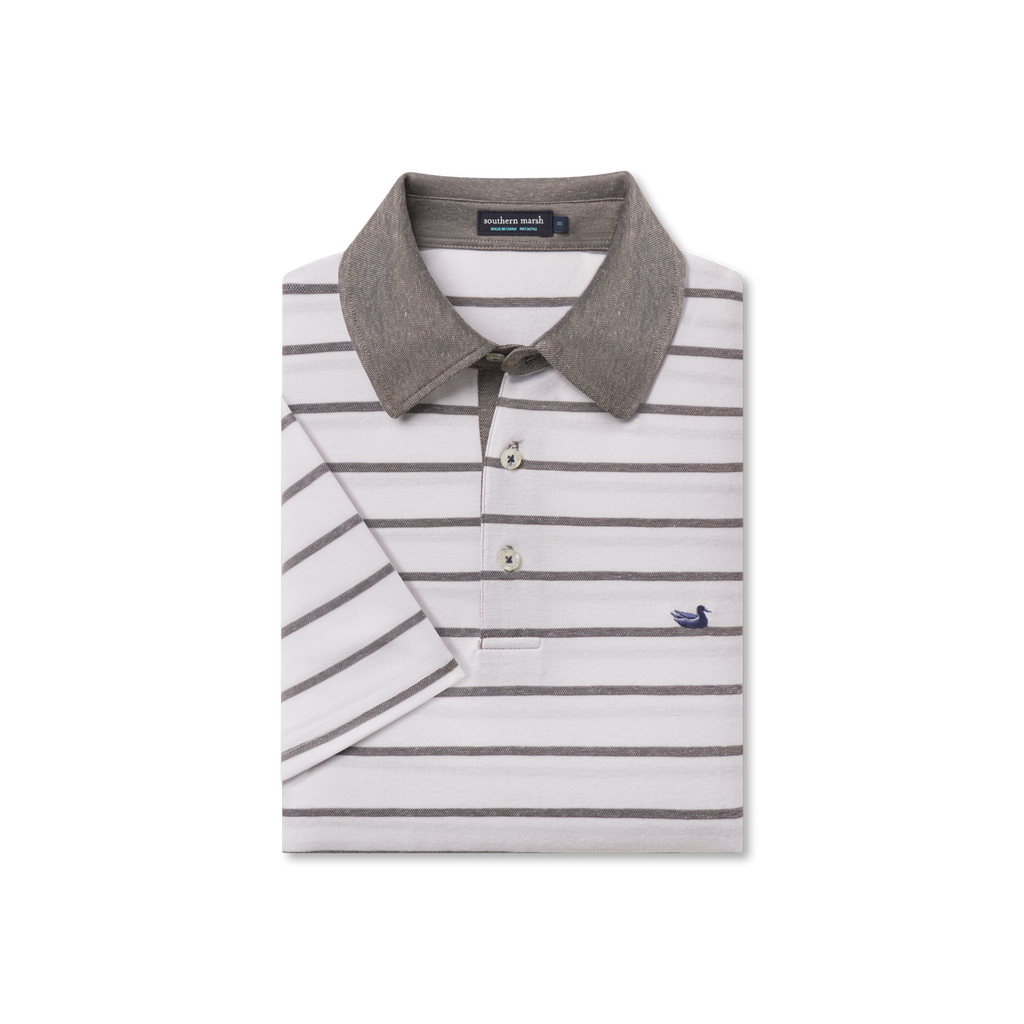 Marina Bay Stripe Polo