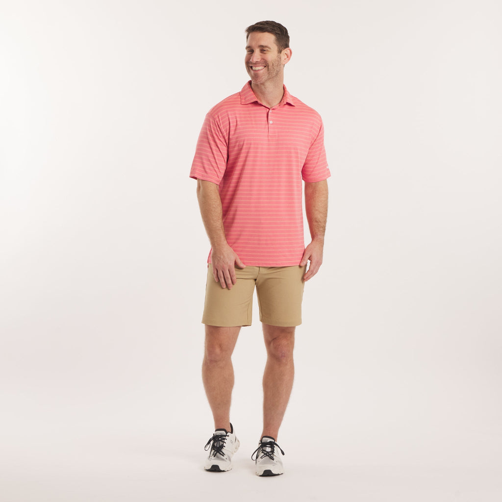 Newcastle Stripe Featherlight Polo