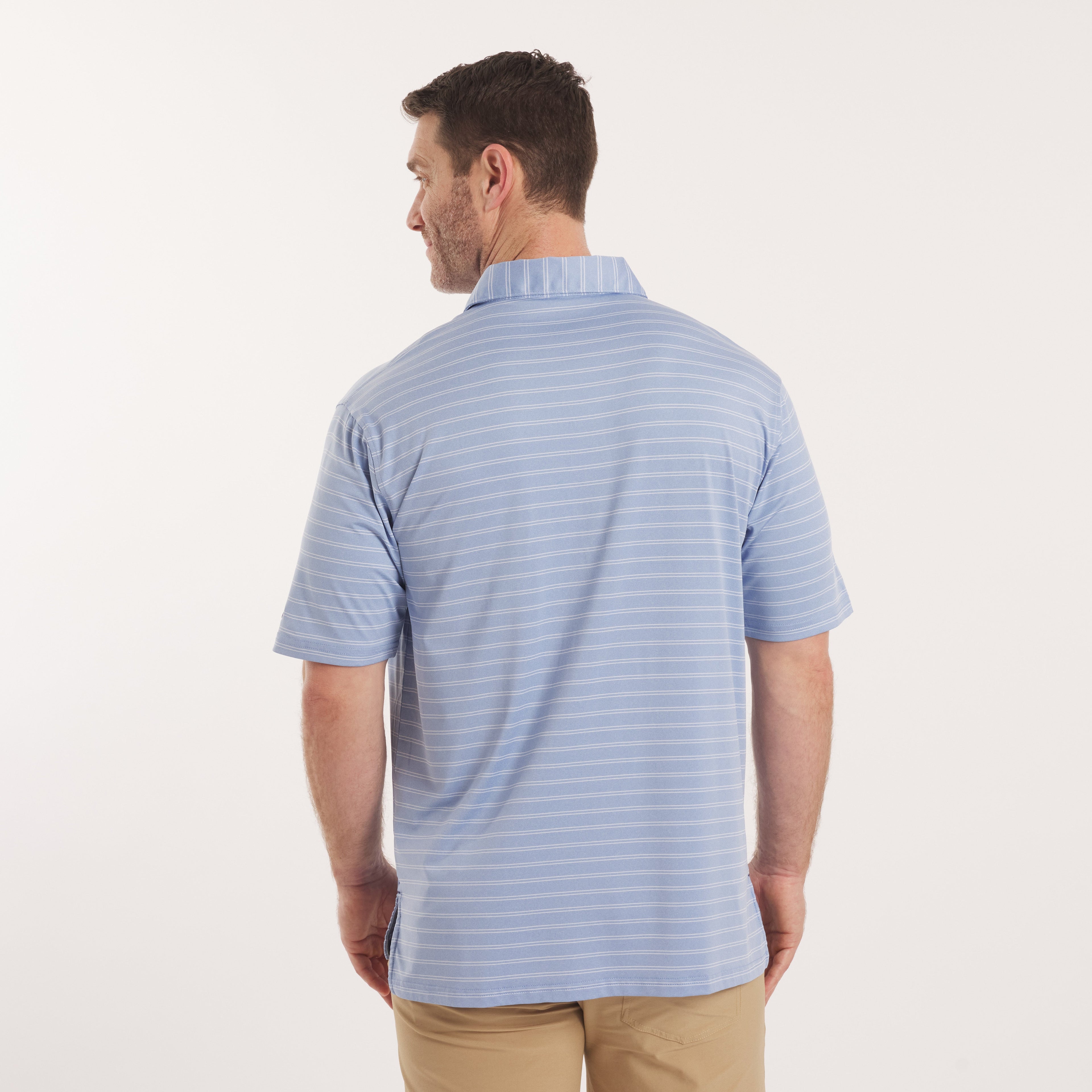Newcastle Stripe Featherlight Polo