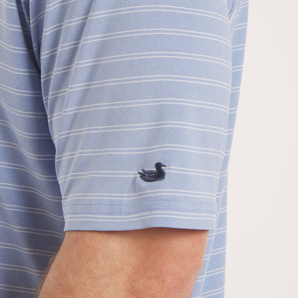 Newcastle Stripe Featherlight Polo