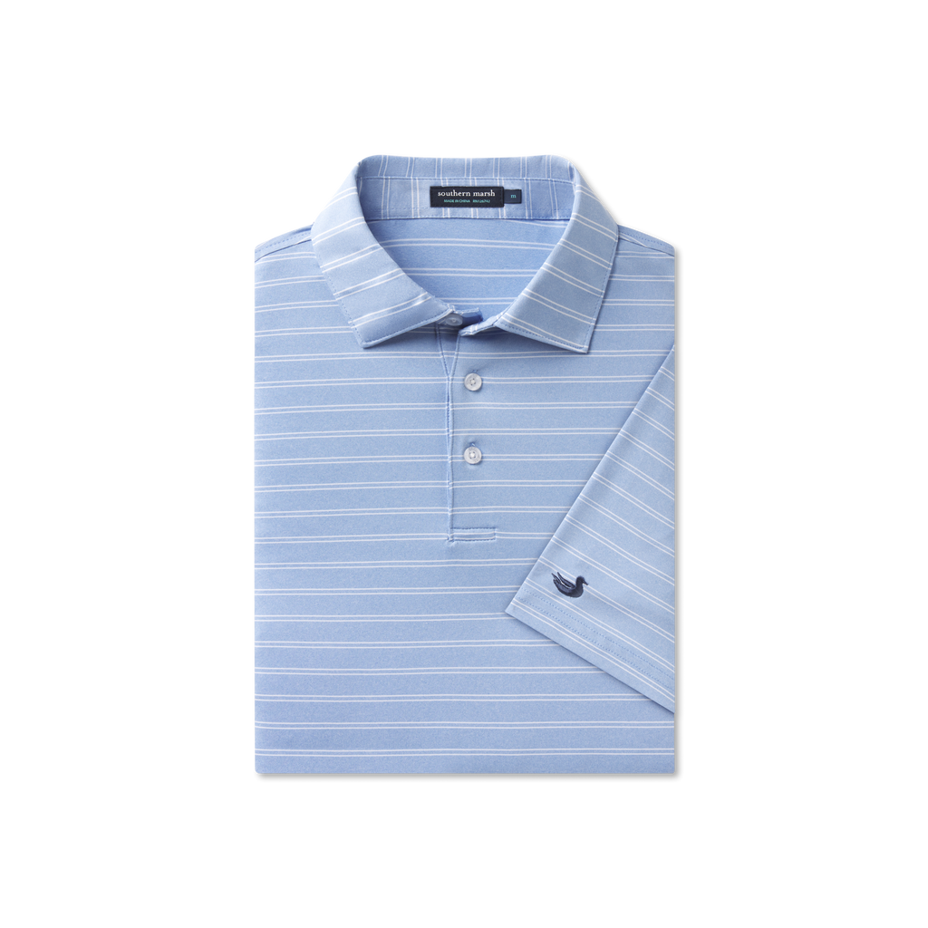 Newcastle Stripe Featherlight Polo