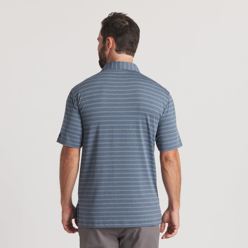Newcastle Stripe Featherlight Polo